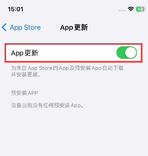 宜君苹果15维修中心如何让iPhone15APP自动更新